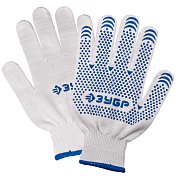 Перчатки&nbsp;&nbsp;х/б ПВХ точка ЗУБР